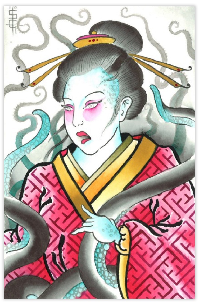 Geisha & Octopus