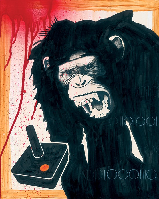 Rage Stick - Canvas Giclee