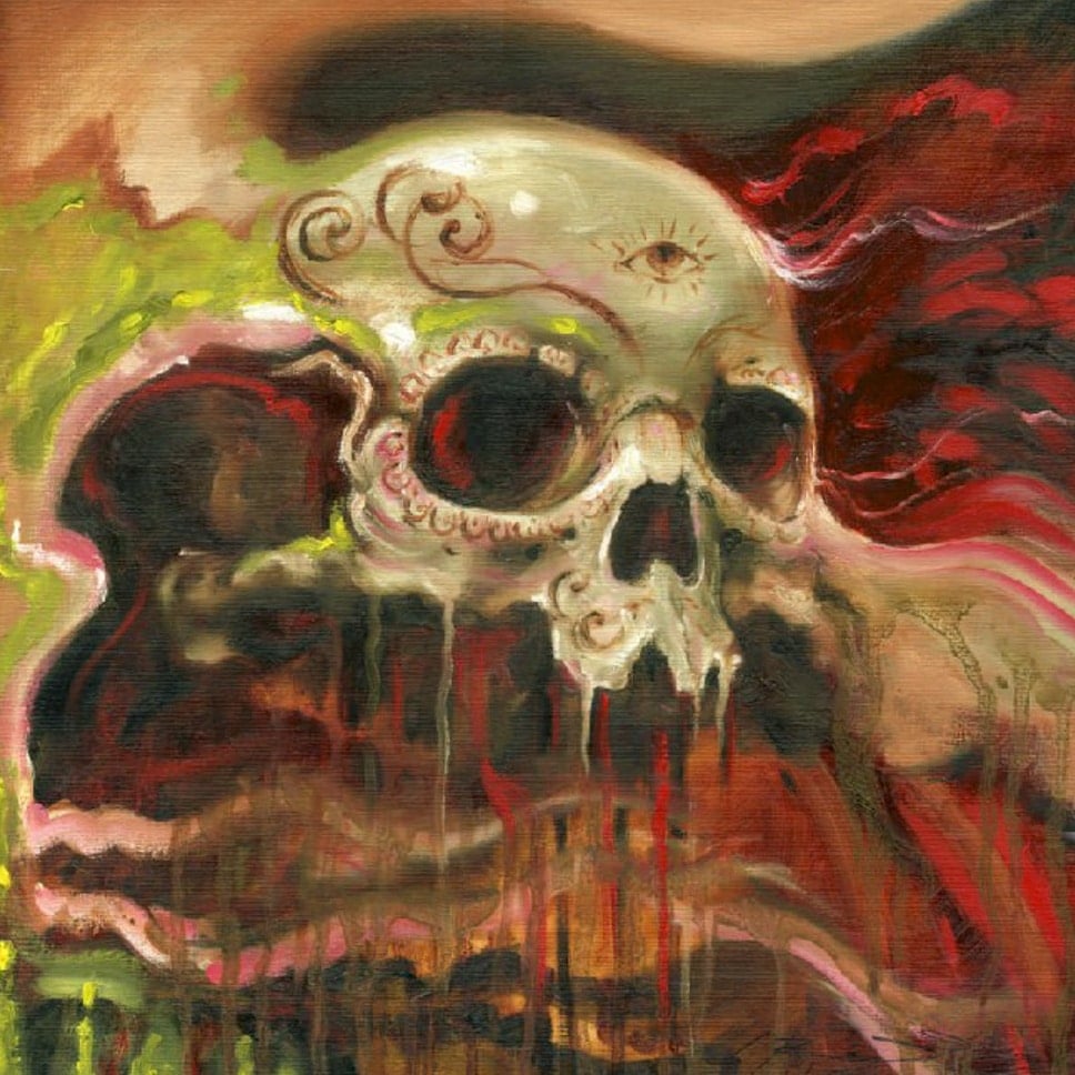 Sugar Skull - Canvas Giclee