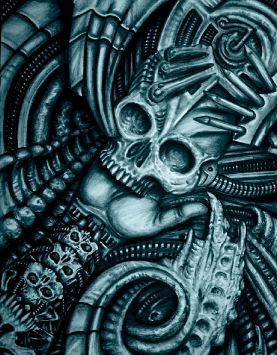 Alien Bio - Canvas Giclee