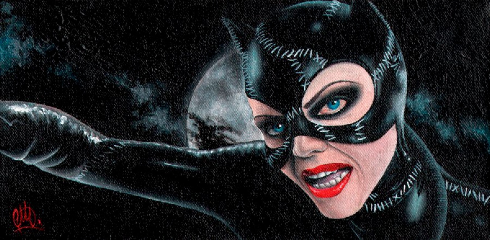 CR Cat Woman - Canvas Giclee