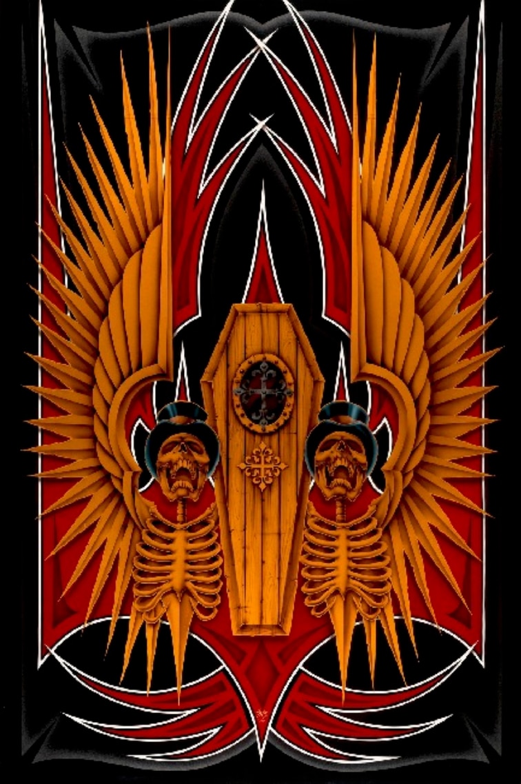 Coffin - Canvas Giclee