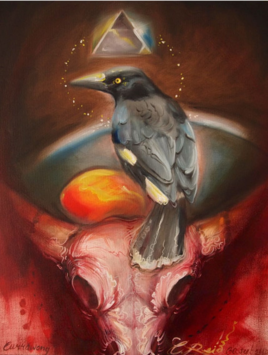 Currawong - Canvas Giclee