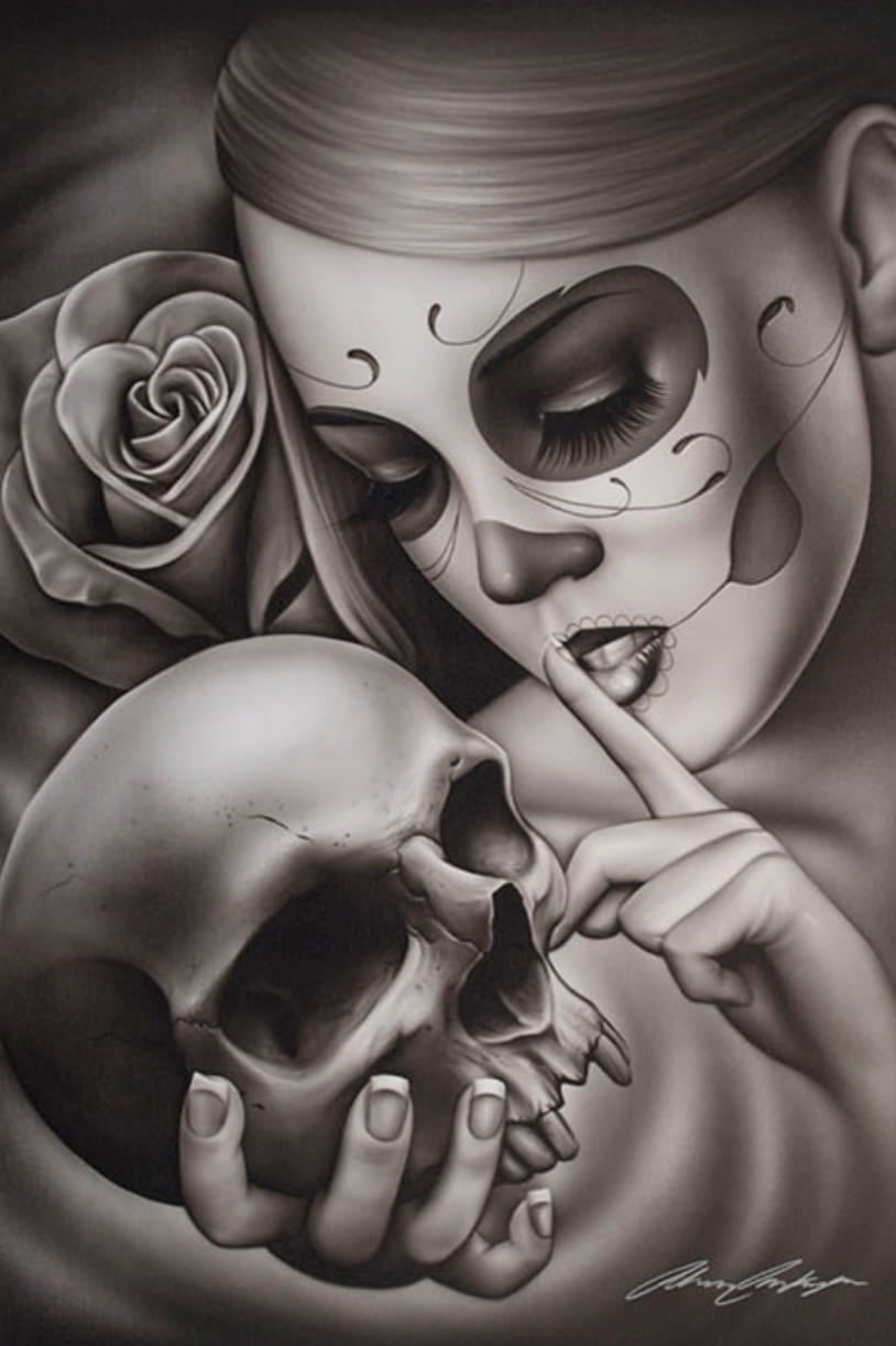 Hasta la Muerte - Canvas Giclee