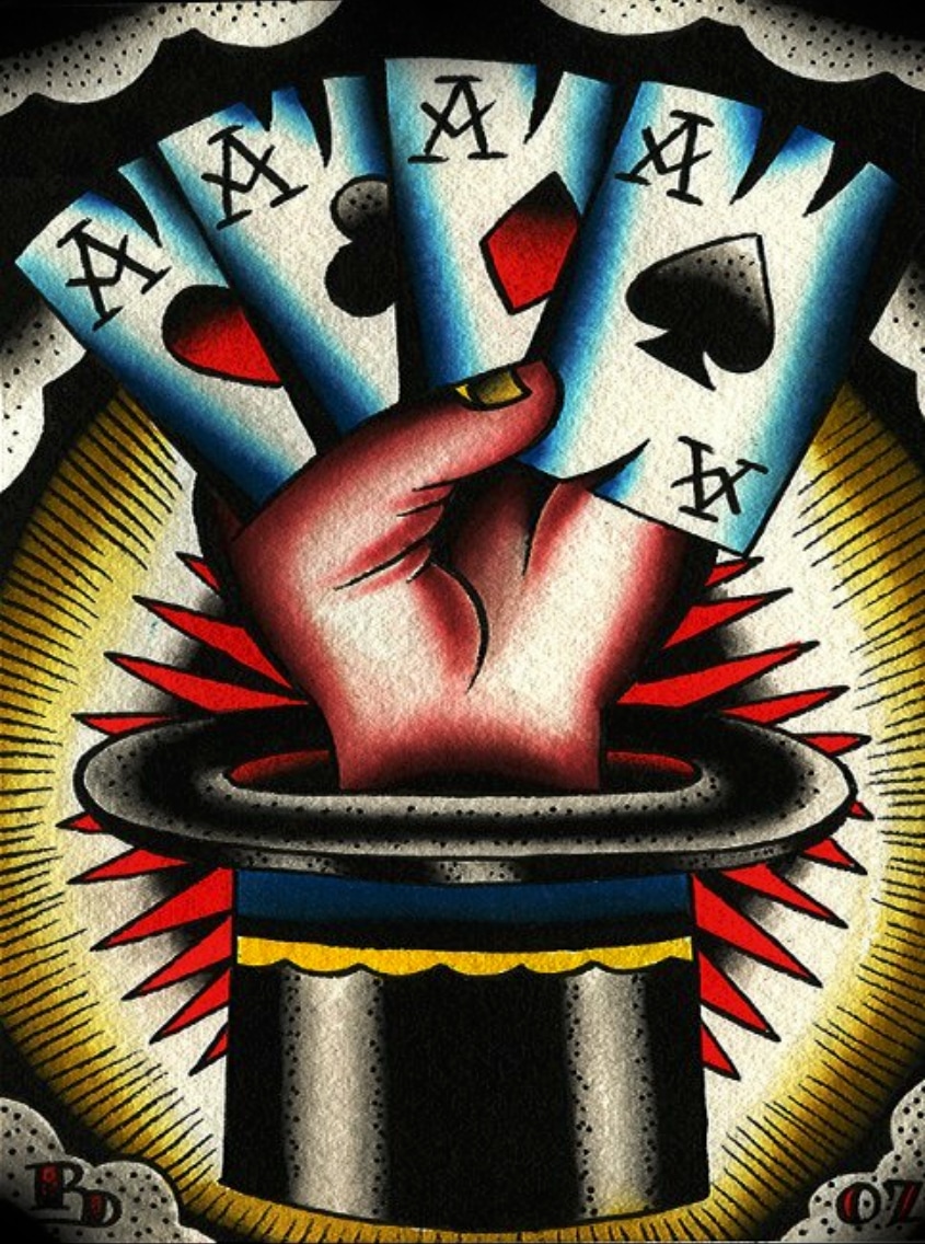 Hat Trick - Canvas Giclee