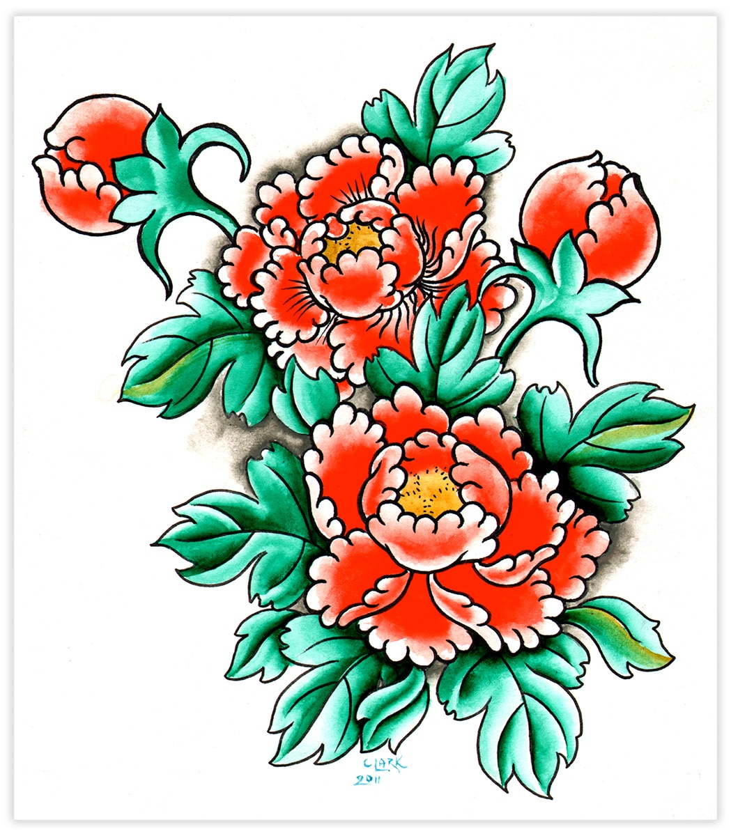 Red Peony