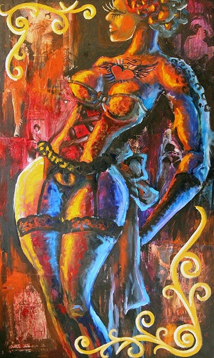 Burleska - Canvas Giclee