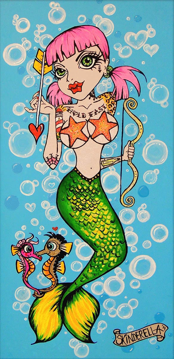 Cupid of the Sea - Canvas Giclee