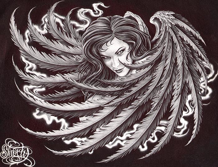 Dark Angel - Canvas Giclee