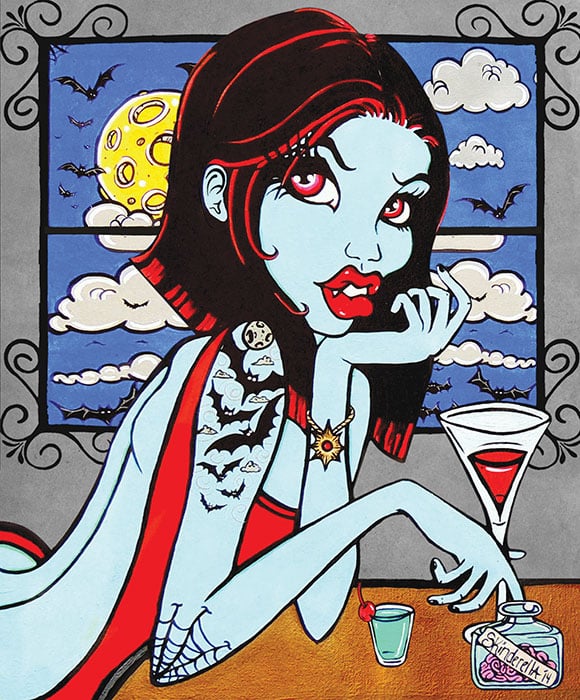 Draculette - Canvas Giclee