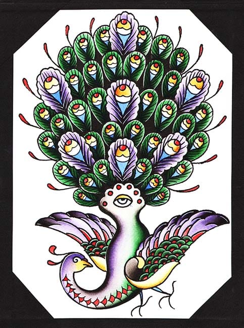 Joe's Peacock - Canvas Giclee