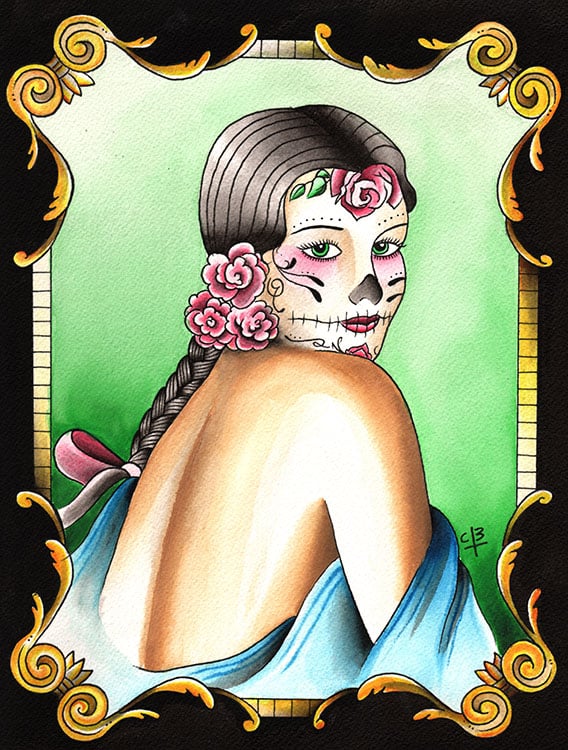 La Catrina - Canvas Giclee