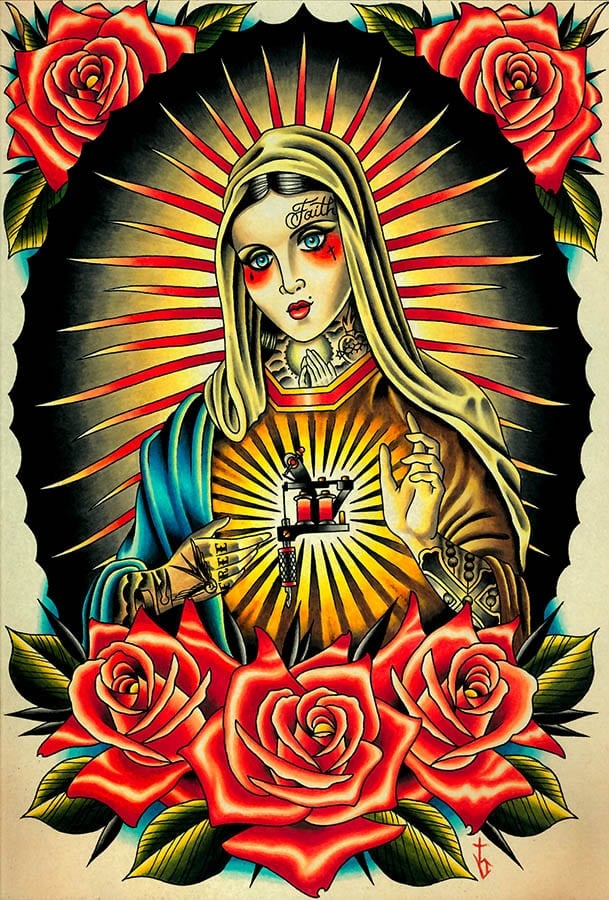 Faith Mary - Canvas Giclee