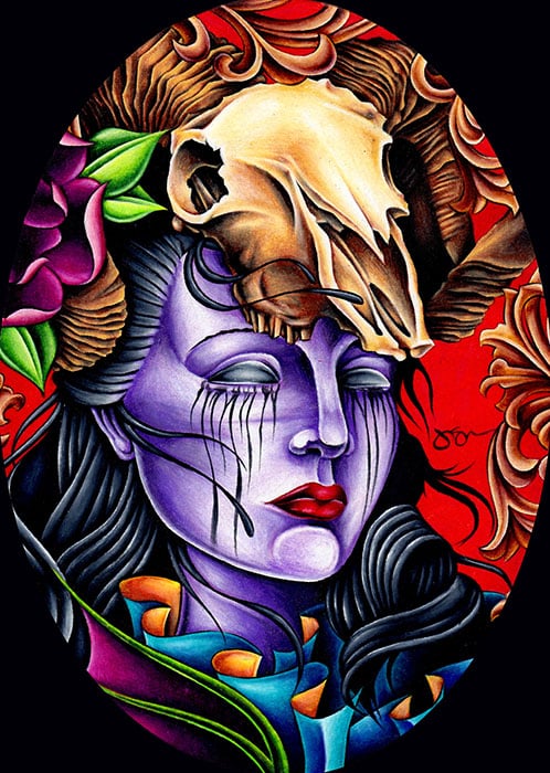 Muerte - Canvas Giclee