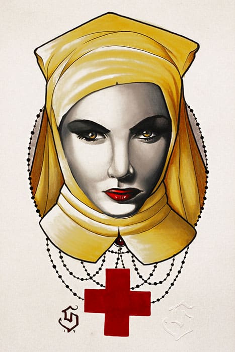 The Nurse - Canvas Giclee