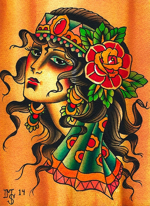 Gypsy Girl - Canvas Giclee