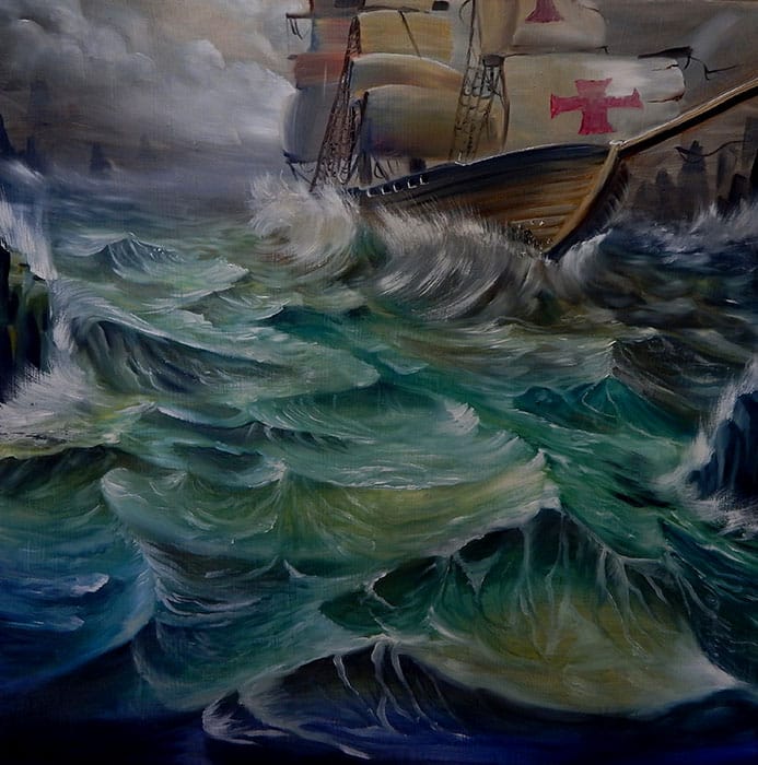 Ship - Canvas Giclee