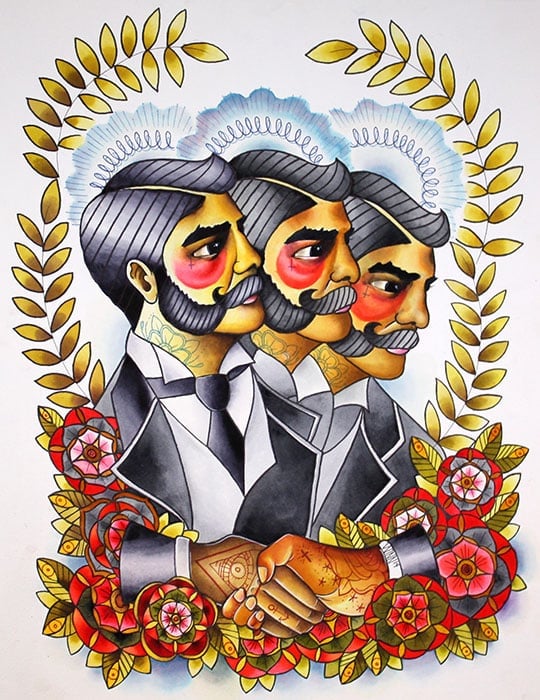 Dapper Dudes - Canvas Giclee