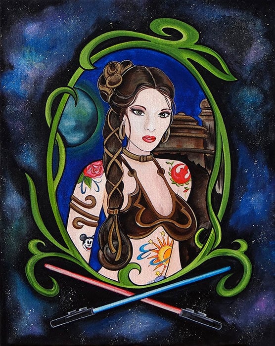 Princess Leia - Canvas Giclee