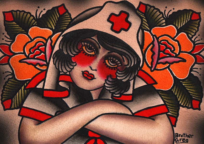 Nurse - Canvas Giclee