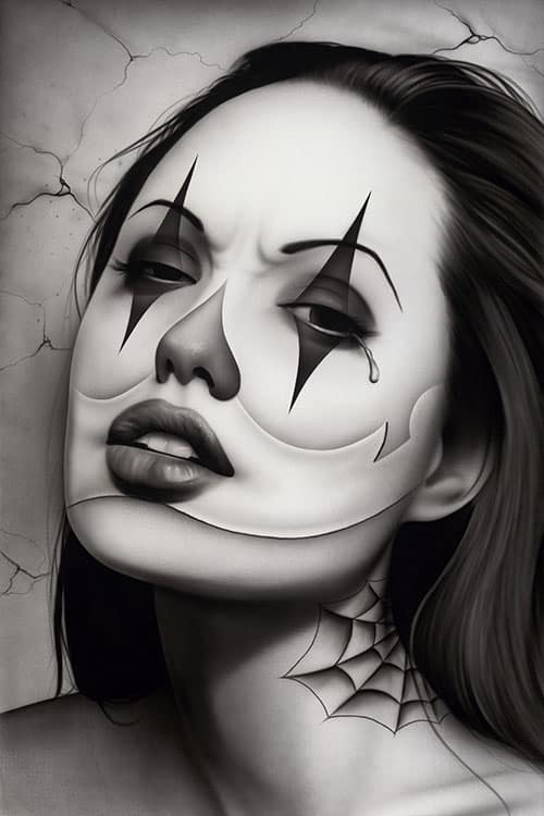 Tears of a Clown - Canvas Giclee