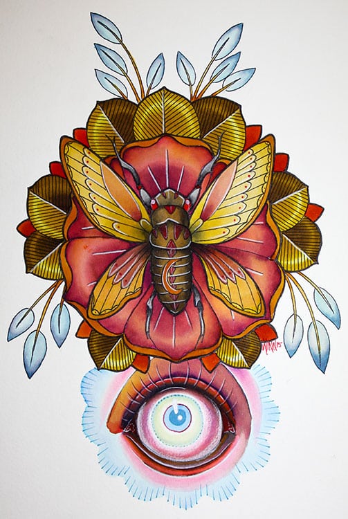 Cicada - Canvas Giclee