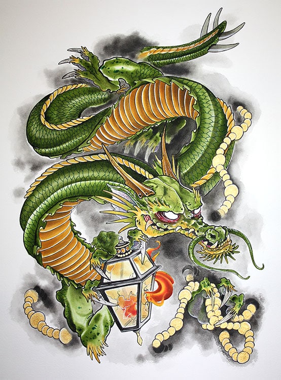 NOLA Dragon - Canvas Giclee