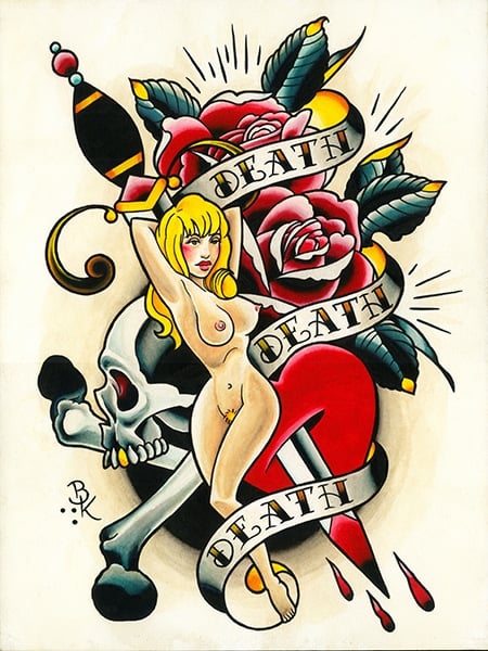 Death Death Death - Canvas Giclee