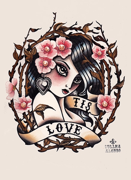 Tis Love - Canvas Giclee