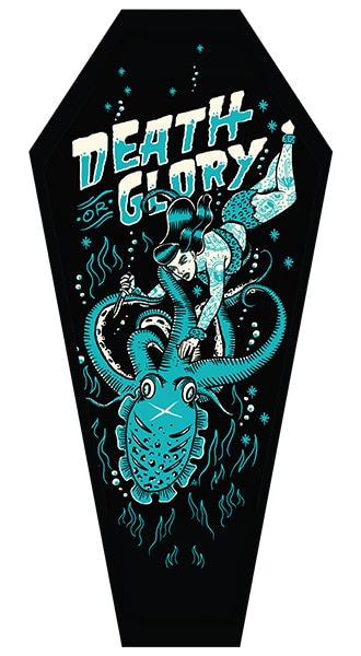 Death or Glory - Canvas Coffin Giclee