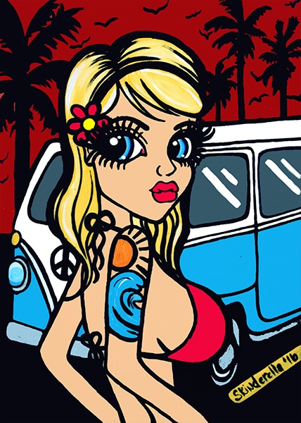 Cali Girl - Canvas Giclee