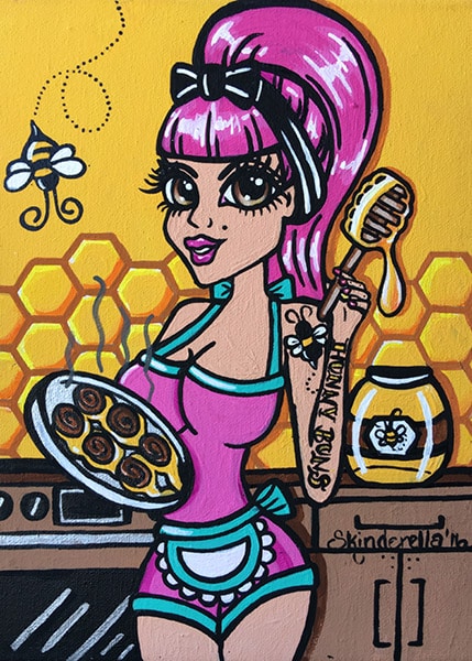 Hunny Buns - Canvas Giclee