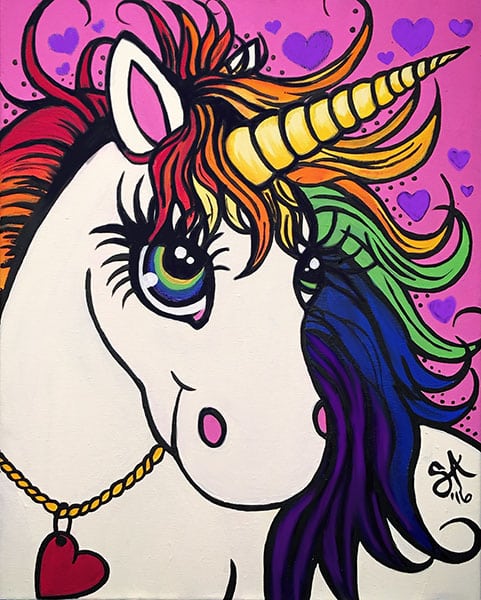 Unicorn - Canvas Giclee