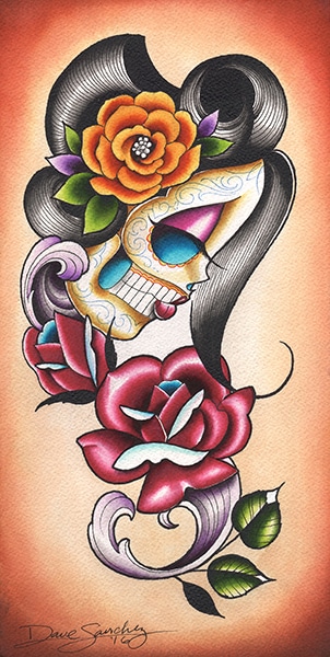 Sanchez Autumn Rose - Canvas Giclee