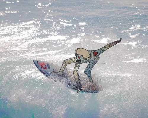 Surfer 2 - Canvas Giclee