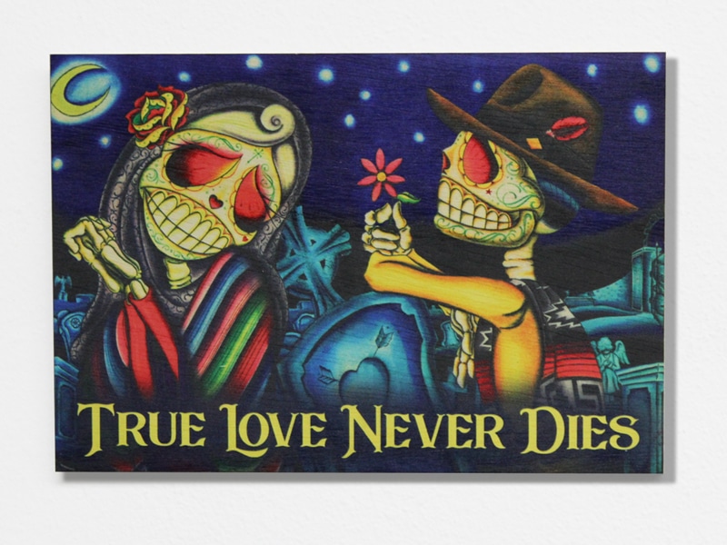 True Love Never Dies - Wood Hanging Wall Art