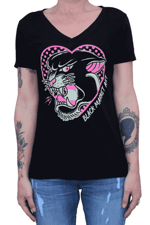 Pink Panther Girls VNeck