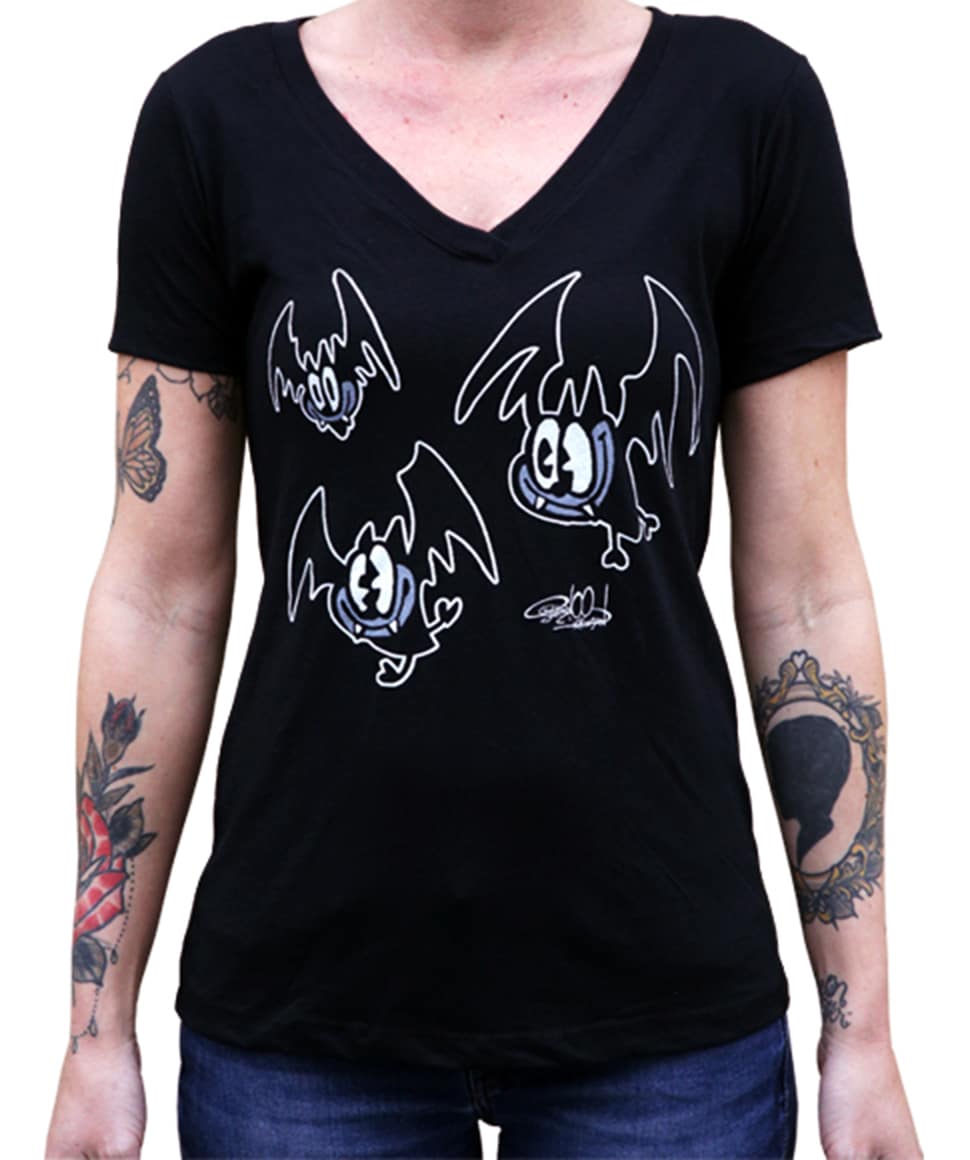 Batty - V Neck Tee