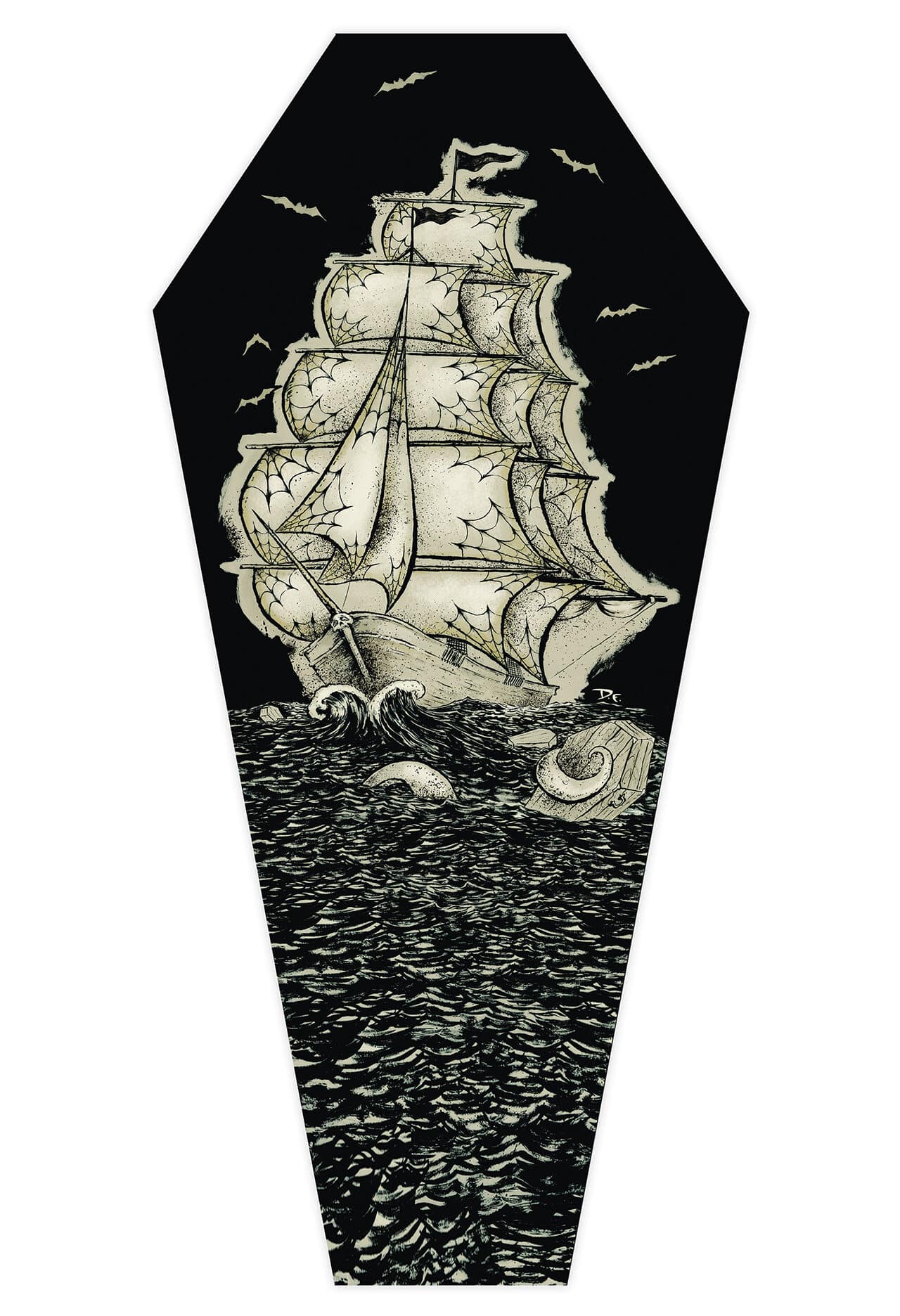 Coffin Seas - Coffin Canvas Giclee