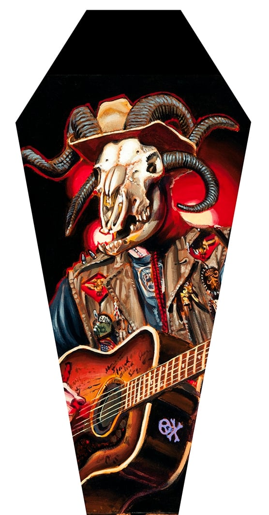 Hell Billy -Coffin Canvas Giclee