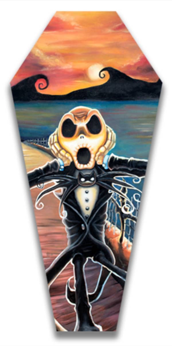 Jack Screams - Canvas Coffin Giclee