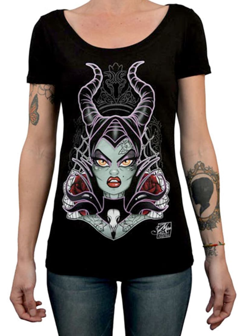 Mistress of Evil - Women's Scoop Neck Tee