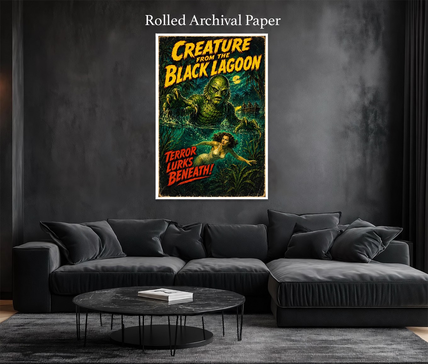 TERROR LURKS BENEATH - Art Print - Image 2
