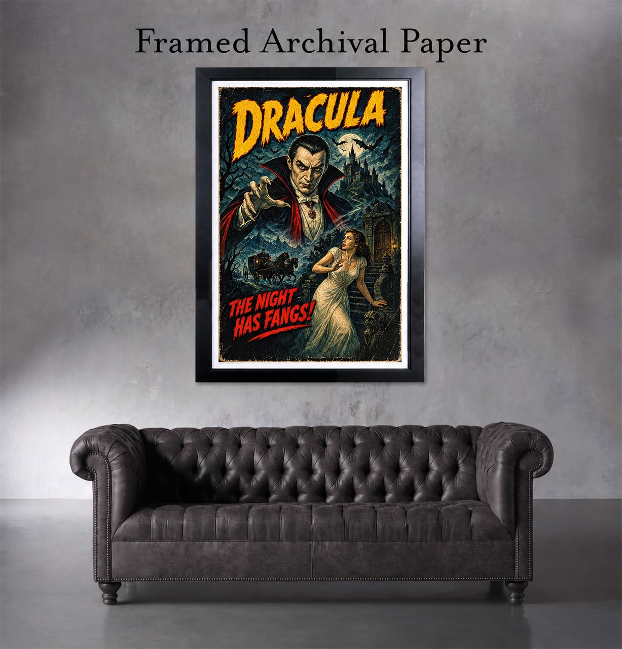 THE NIGHT HAS FANGS - Art Print - Image 4