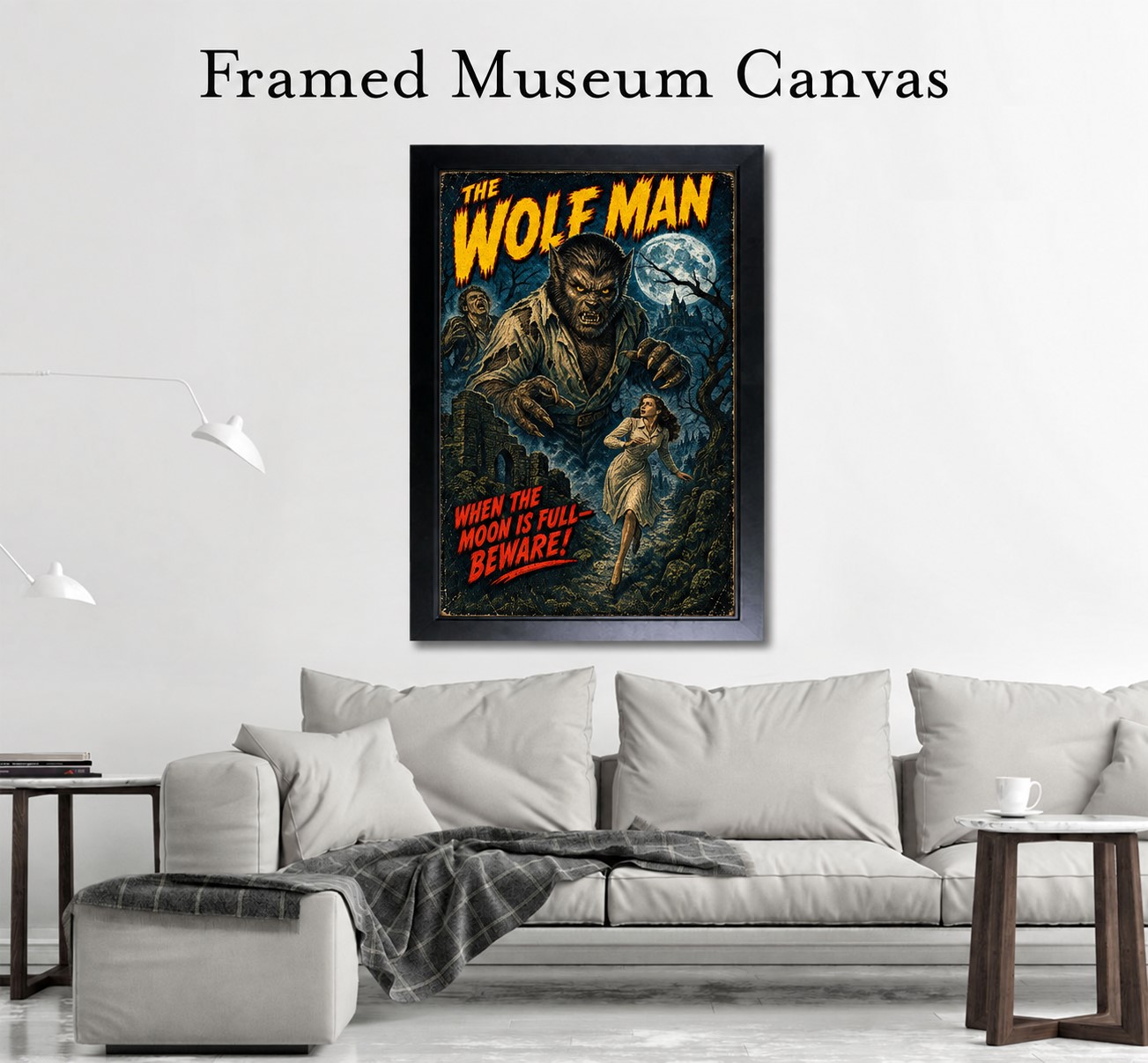 WHEN THE MOON IS FULL - Art Print - Image 5